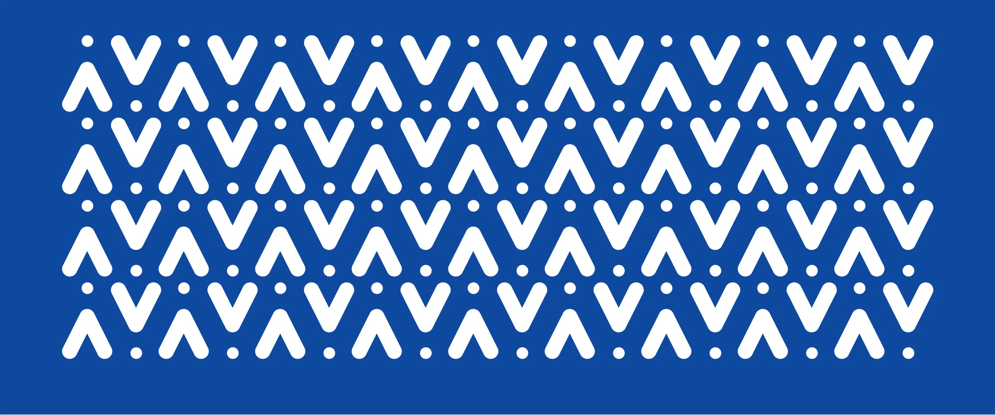 FIA chevron pattern, white on blue