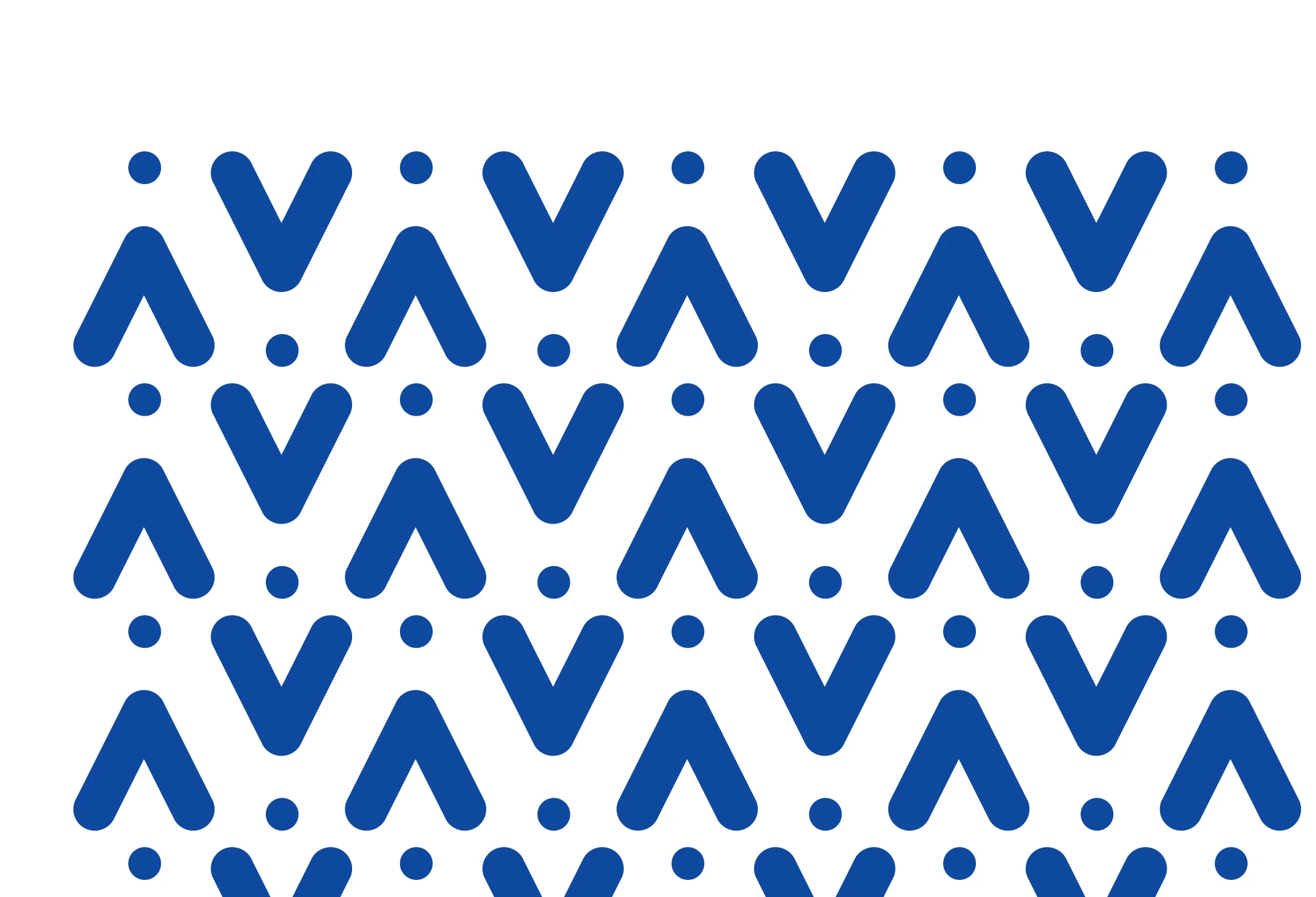 FIA chevron pattern, blue on white